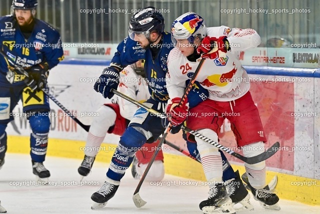 RED BULL Eishockey Akademie vs. EK Zeller Eisbären 25.1.2024 | #24 Vinzens Paul, #19 Cuma Tyler