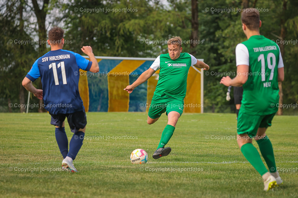 BQ3I2569 | 09.06.2023; Relegation zur Kreisliga B Dillenburg; Rasenplatz Hirzenhain; SSV Hirzenhain - TSV Ballersbach II; Ergebnis: 1:3 (1:2)