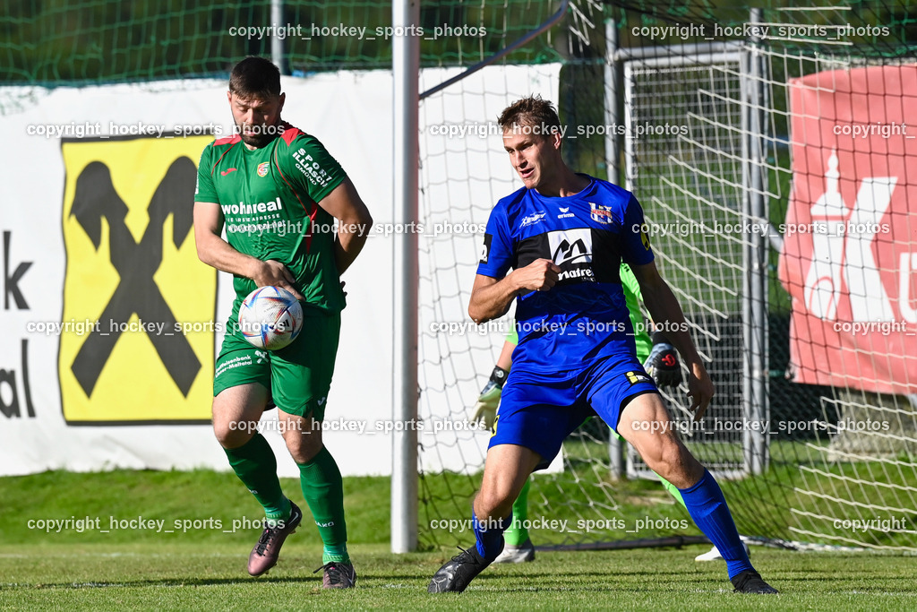 FC Gmünd vs. Union Matrei 19.8.2023 | #2 Marko Pranjic, #4 Martin Wibmer