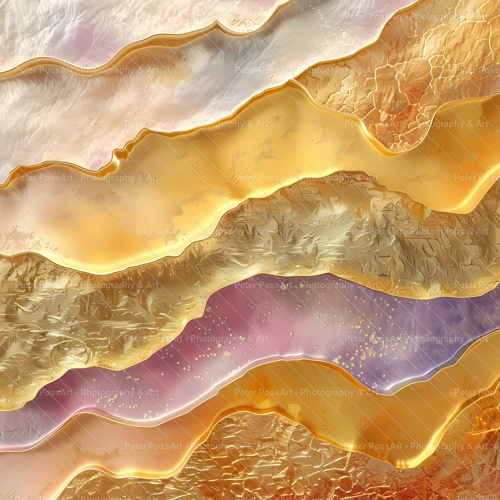 Abstrakt_Abstract Gold 3D (116) | Dekoratives 3D Kunstbild in Gold im Format 1 zu 1.
Decorative 3D art picture in gold in 1 to 1 format.