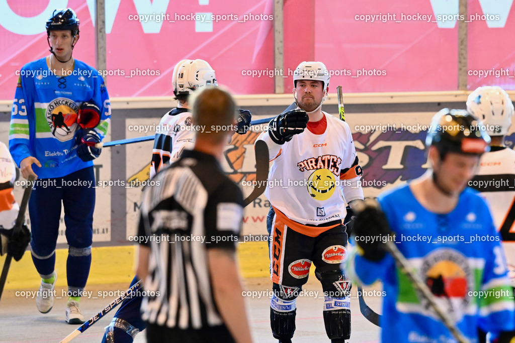 Team Zehenthof vs. ASKÖ Hockey Villach | Jubel #91 Thalhammer Dominic, Team Zehenthof vs. ASKÖ Hockey Villach, Team Zehenthof vs. ASKÖ Hockey Villach am 01.06.2025 in Velden (Eishalle Velden ), Austria, (Photo by Bernd Stefan)