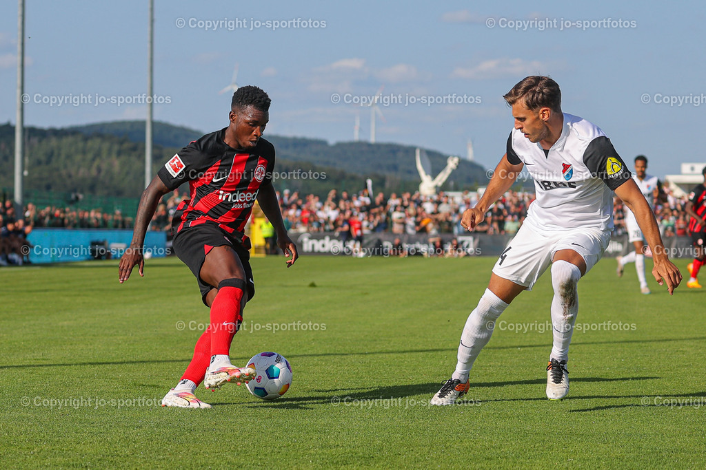 BQ3I2755 | 18.07.2023; Testspiel; Sibre Sportzentrum Haarwasen; TSV Steinbach Haiger - Eintracht Frankfurt; Ergebnis: 2:1 (1:1)