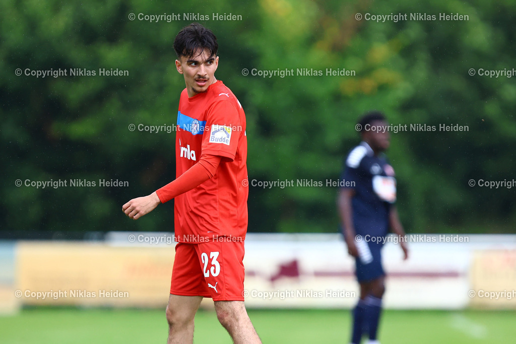 NH_HolsteinKielU23_FCEintrachtNorderstedt_Testspiel_05072025 | #23 Enes Kaan Rüzgar (Holstein Kiel U23)Fußball I Herren I Testspiel I Saison 2025-2026  I Holstein Kiel U23 - FC Eintracht Norderstedt I 05.07.2025 I Stadtwerke Arena Eckernförde - Realisiert mit Pictrs.com