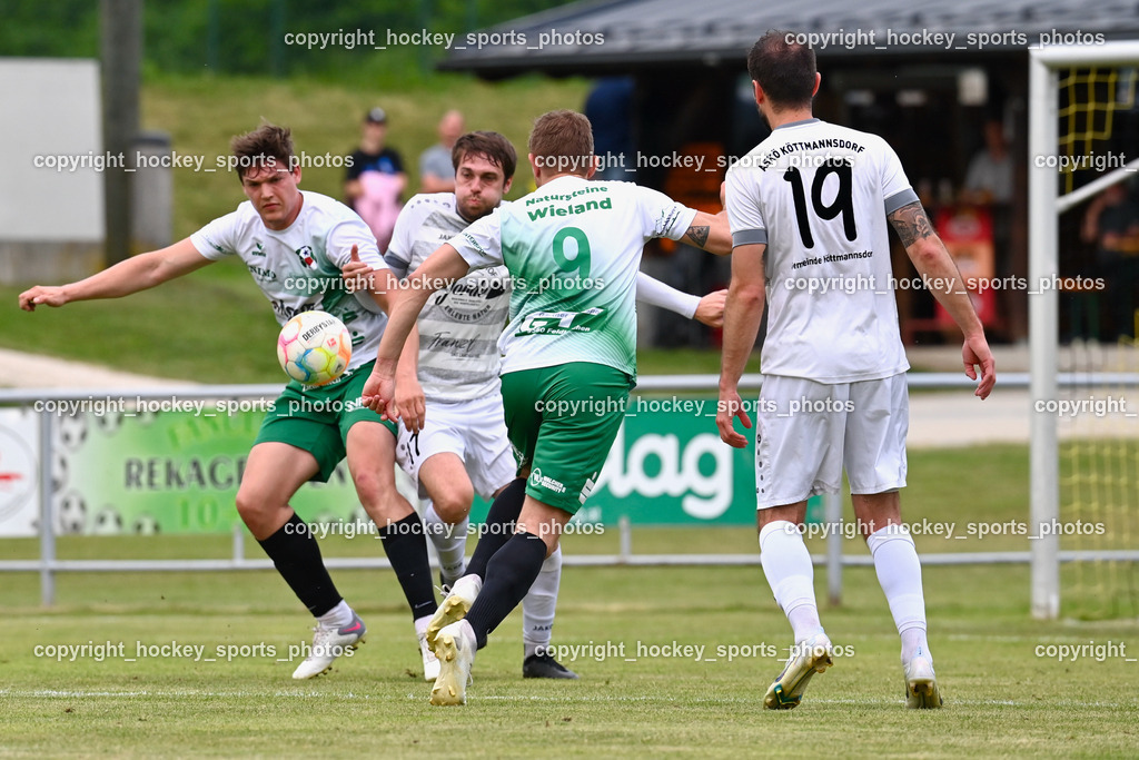 ASKÖ Köttmannsdorf vs. SV Feldkirchen 2.6.2023 | #14 Robert Thomas Tiffner, #17 Stephan Borovnik, #9 Martin Hinteregger, #19 Christopher Sallinger