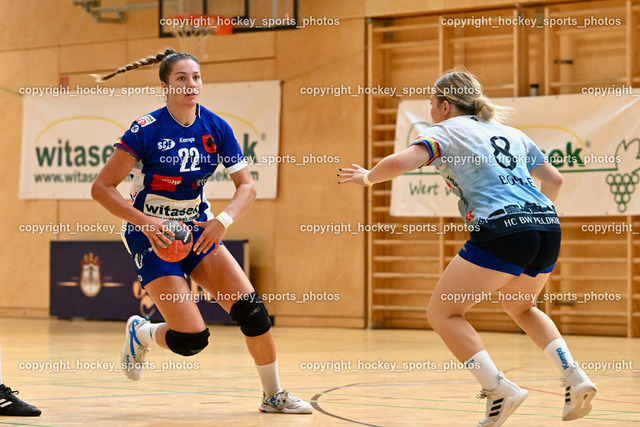 SC Ferlach Damen vs. Handball BW Feldkirch 2.9.2023 | #22 MARKSTEINER Adriana, #8 BOHLE Julia