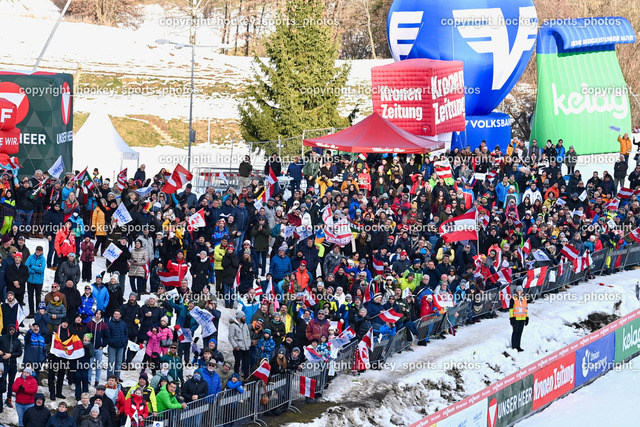 Weltcup Skispringen Villach Damen 29.12.2022 | Skisprung Fans, Alpenarena Villach