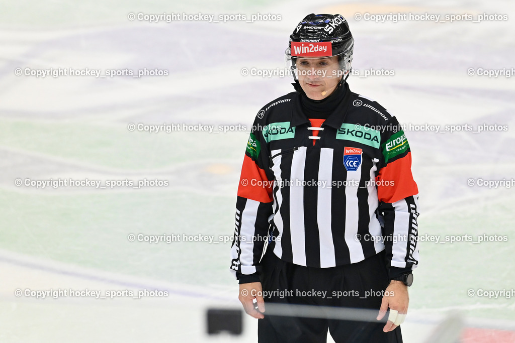 EC IDM Wärmepumpen VSV vs. Moser Medical Graz 99ers | TRPIMIR PIRAGIC Referee, EC IDM Wärmepumpen VSV vs. Moser Medical Graz 99ers, EC IDM WÄRMEPUMPEN VSV vs. MOSER MEDICAL GRAZ99ERS am 17.10.2025 in Villach (Stadthalle Villach), Austria, (Photo by Bernd Stefan)