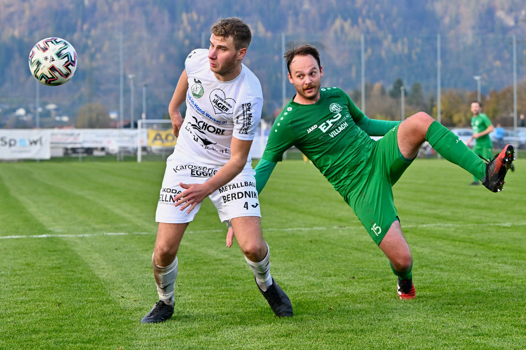 SC Landskron vs. FC Lendorf 12.11.2022 | #4 Thomas Walker, #15 Christoph Wolfgang Erlacher