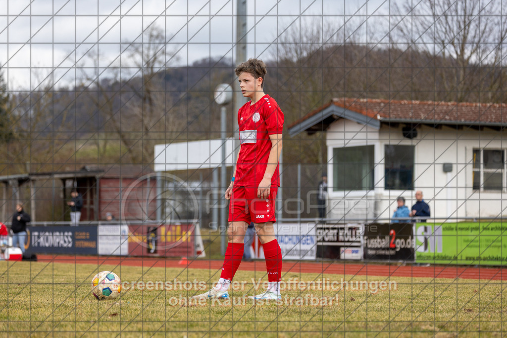 20250223_133307_0206 | #,1.FC Donzdorf (rot) vs. TSV Tettnang (schwarz), Fussball, Frauen-WFV-Pokal Achtelfinale, Saison 2024/2025, Rasenplatz Lautertal Stadion, Süßener Straße 16, 73072 Donzdorf, 23.02.2025 - 13:00 Uhr,Foto: PhotoPeet-Sportfotografie/Peter Harich