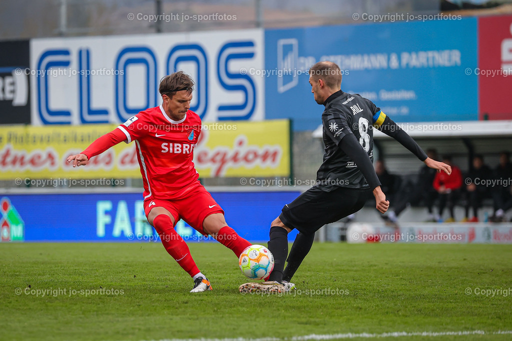 BQ3I7234 | 29.04.2023; Regionalliga Südwest; SIBRE Sportzentrum Haarwasen; TSV Steinbach Haiger - KSV Hessen Kassel; Ergebnis: 2:0 (0:0)