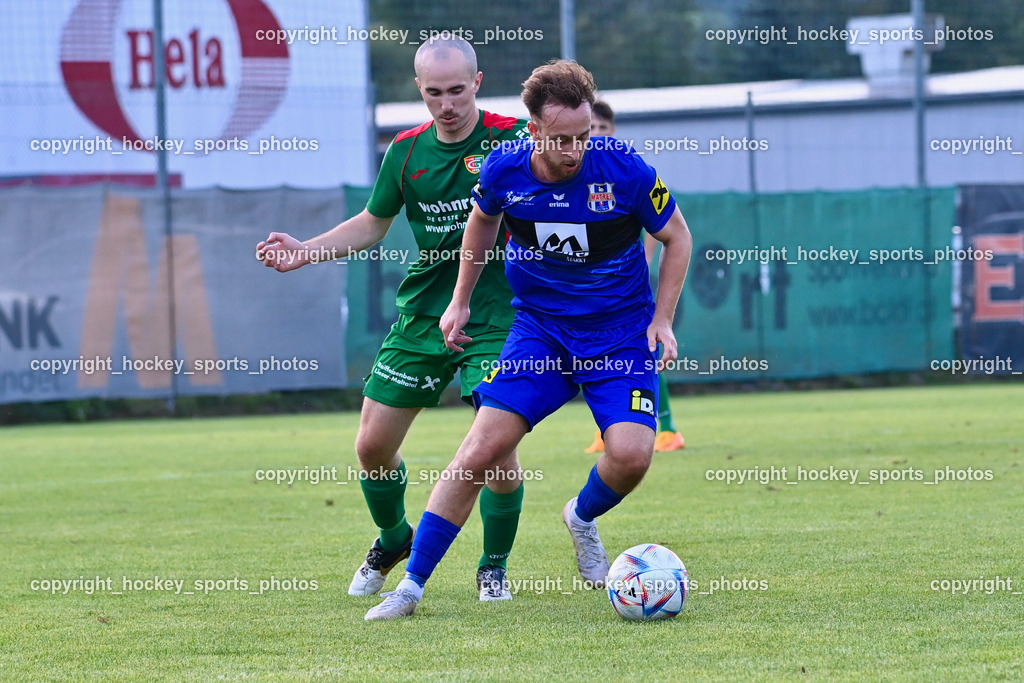 FC Gmünd vs. Union Matrei 19.8.2023 | #3 Maximilian Kohlmaier, #11 Oliver Josef Steiner