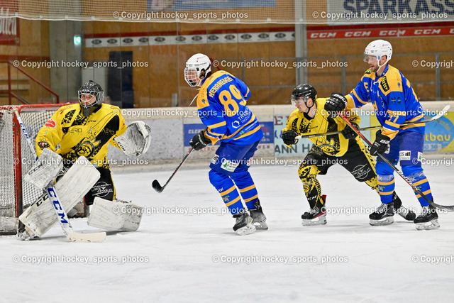 EC Liwodruck Hornets Spittal vs. EHC Althofen 7.1.2023 | #1 Zauchner Rene, #89 Herrnegger Lucas, #5 Eder Manfred, #77 Waldner Philipp