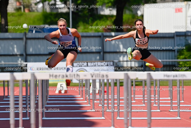 LC Villach Meeting 9.6.2023 | 80 Meter Hürden, Sonja SCHUSTEREDER, Nina SCHNEIDER, LC Villach, LAC Klagenfurt