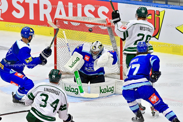 EC IDM Wärmepumpen VSV vs. Färjestad BK 9.9.2022 | #1 Jean-Philippe Lamoureux, #20 Marcus Westfält, #34 Michael Lindqvist, #77 Philipp Lindner, #52 Nicolas Mattinen