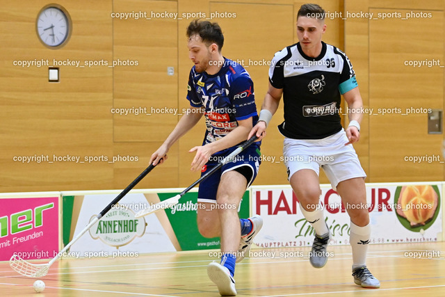 VSV Unihockey vs. SZPK-DESEF KOMÁROM 8.10.2022 | #74 Luca Wurmitzer, #96 Péter Pfneiszli