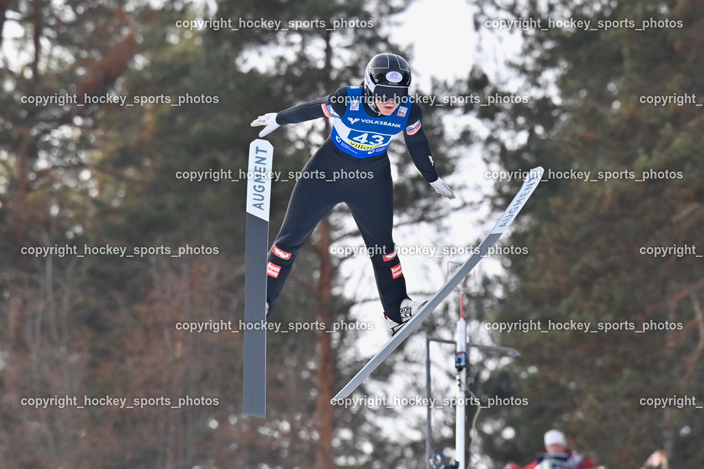 Weltcup Skispringen Villach Damen 28.12.2022 | #43 WIEGELE Hannah