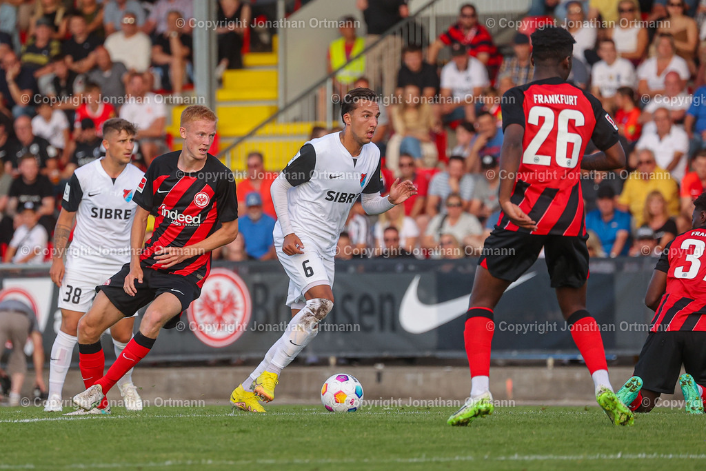 BQ3I4927 | 18.07.2023; Testspiel; Sibre Sportzentrum Haarwasen; TSV Steinbach Haiger - Eintracht Frankfurt; Ergebnis: 2:1 (1:1)
