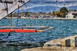 Fährrampe | Die Rampe einer Fähre am Hafen von Igoumenitsa. 