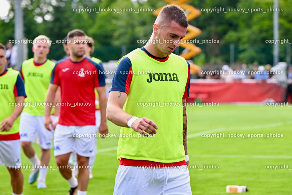 SAK vs. SK Sturm 22.7.2023 | Aufwärmen SAK, #24 Zoran Vukovic