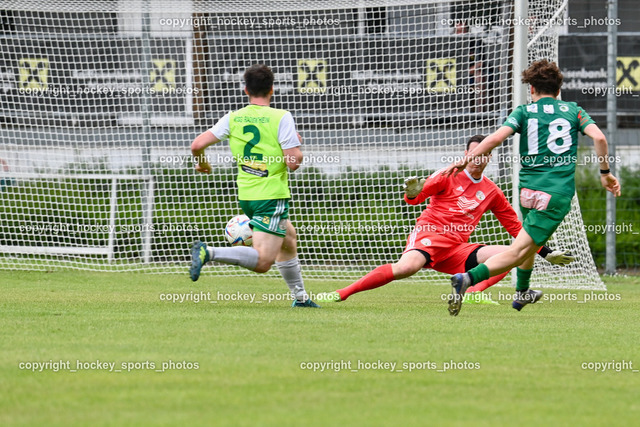 WSG Radenthein vs. SV Rapid Lienz 9.6.2023 | #18 Oliver Gomig, Tor SV Rapid Lienz, #30 Stefan Takats, #2 Alexander Rauter