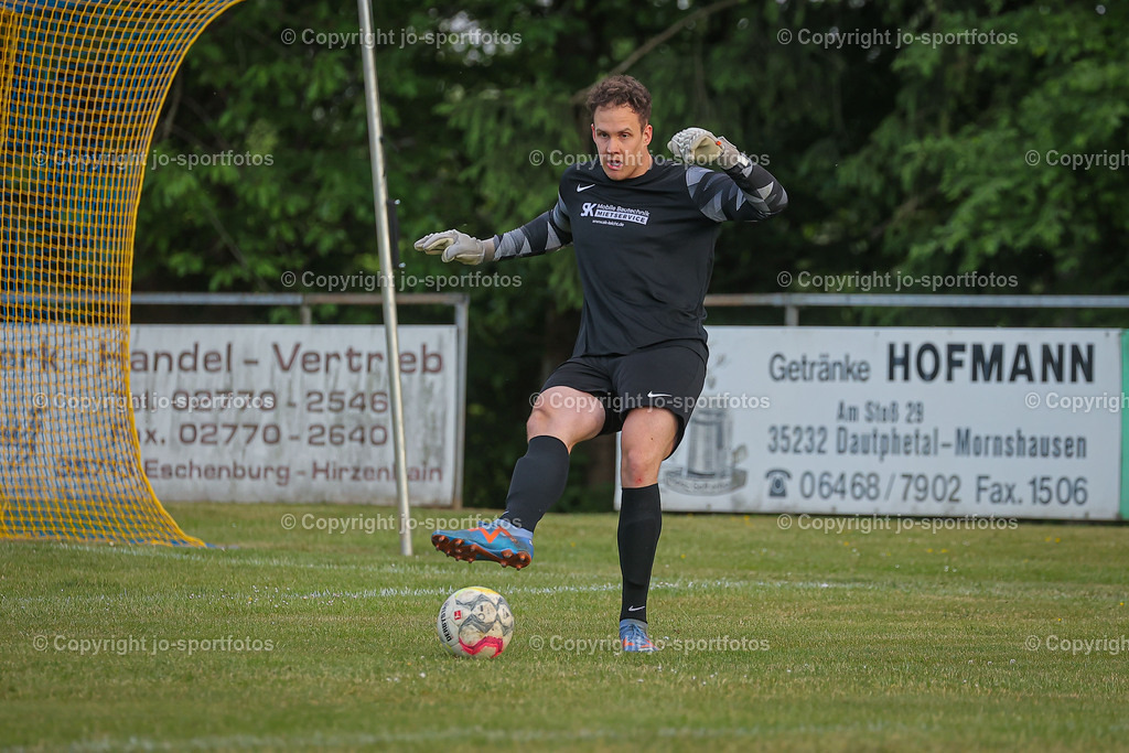 BQ3I3555 | 09.06.2023; Relegation zur Kreisliga B Dillenburg; Rasenplatz Hirzenhain; SSV Hirzenhain - TSV Ballersbach II; Ergebnis: 1:3 (1:2)