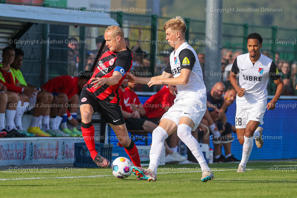 BQ3I2690 | 18.07.2023; Testspiel; Sibre Sportzentrum Haarwasen; TSV Steinbach Haiger - Eintracht Frankfurt; Ergebnis: 2:1 (1:1)