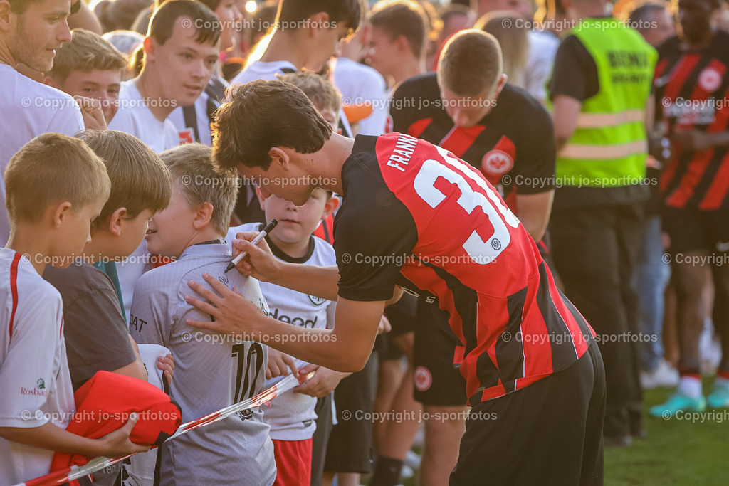 BQ3I5799 | 18.07.2023; Testspiel; Sibre Sportzentrum Haarwasen; TSV Steinbach Haiger - Eintracht Frankfurt; Ergebnis: 2:1 (1:1)