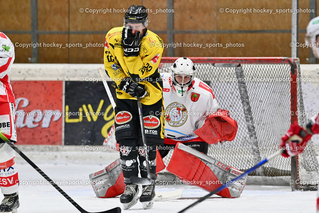 EC Spittal Hornets vs. ESV Ferlach 16.12.2023 | #22 Thaler Tim, #31 Kocheim Marc