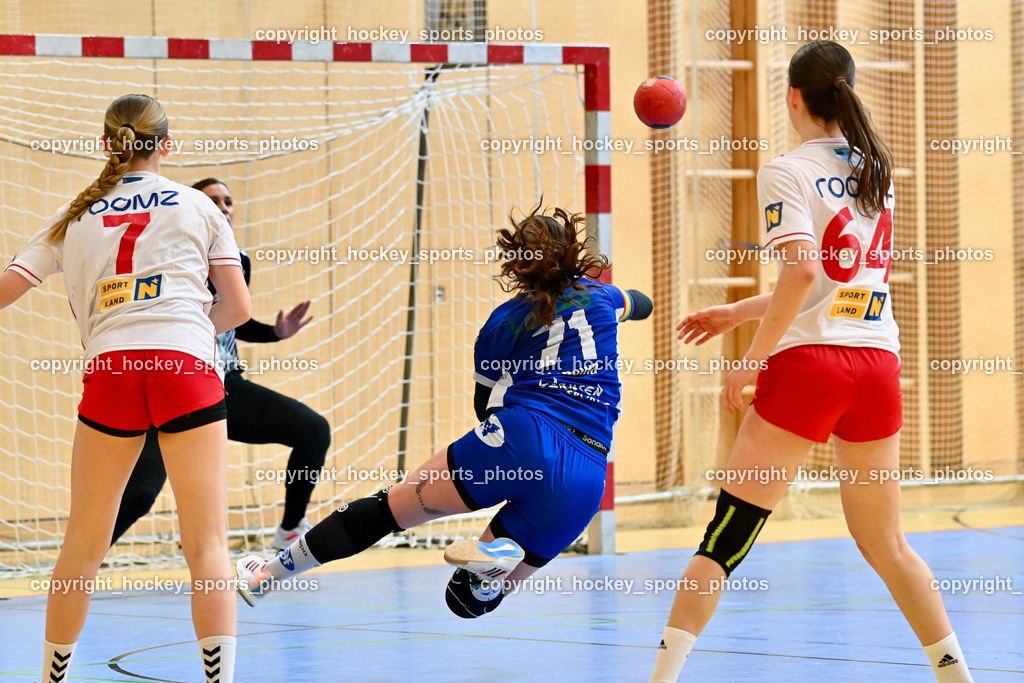 SC Ferlach Damen vs. Jags Wienerneustadt Vöslau 18.3.2023 | #7 WEBER Daniela, #71 Voncina Luna, #64 PURKHARTHOFER Lisa