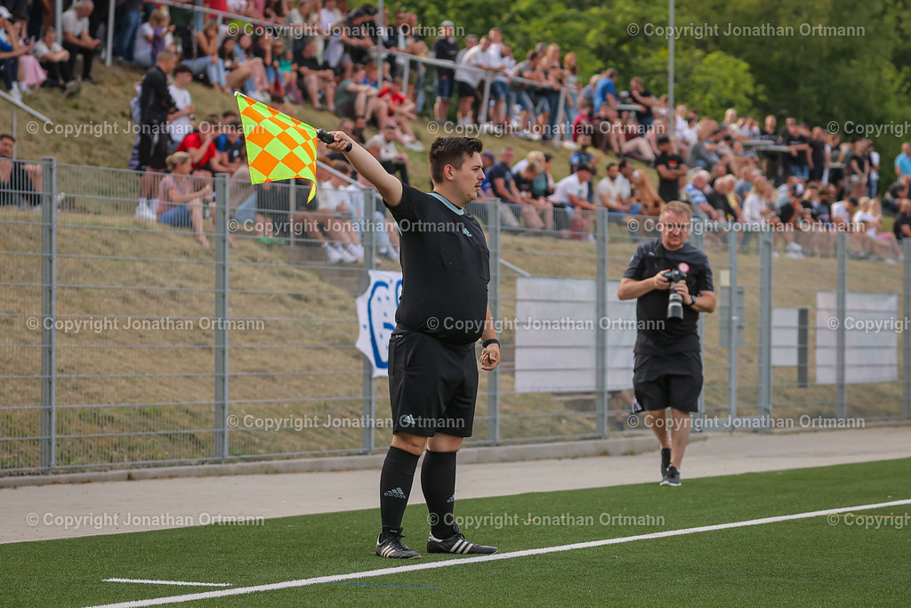 BQ3I0985 | 08.06.2023; Relegation zur Kreisliga A Dillenburg; Kunstrasenplatz Wissenbach; SSV Wissenbach - SG Sinn/Hörbach; Ergebnis: 0:1 (0:0)