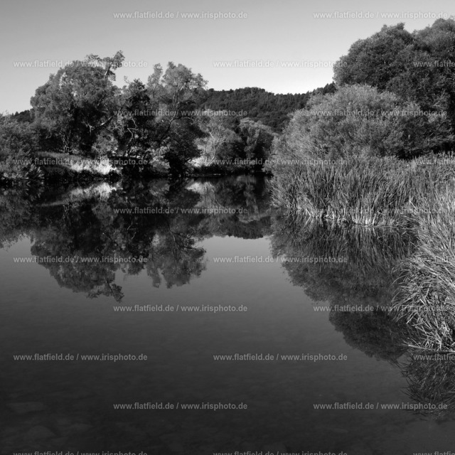 Ederaue 1 - Spiegelungen im Wasser | Fotografie mit Spiegelungen an der Eder