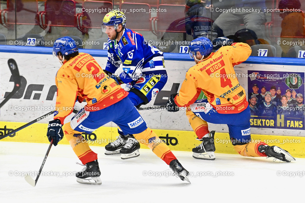 EC IDM Wärmepumpen VSV vs. Asiago Hockey 1935 22.12.2023 | #55 Sabolic Robert, #4 Gios Gregorio, #21 Gennaro Matteo