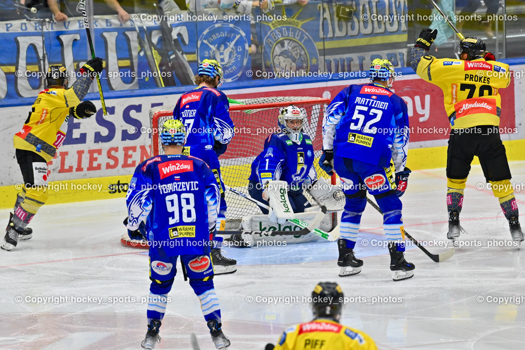 EC IDM Wärmepumpen VSV vs. Spusus Vienna Capitals 30.10.2022 | #98 Tomazevic Blaz, #52 Rivett-Mattinen Nicolas, #70 Prokes Radek, #1 Lamoureux Jean Philippe, #77 Lindner Philipp, #6
Rotter Rafael