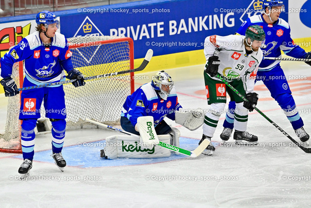 EC IDM Wärmepumpen VSV vs. Färjestad BK 9.9.2022 | #1 Jean-Philippe Lamoureux, #59 Linus Johansson, #23 Julian Payr, #47 Simon Després