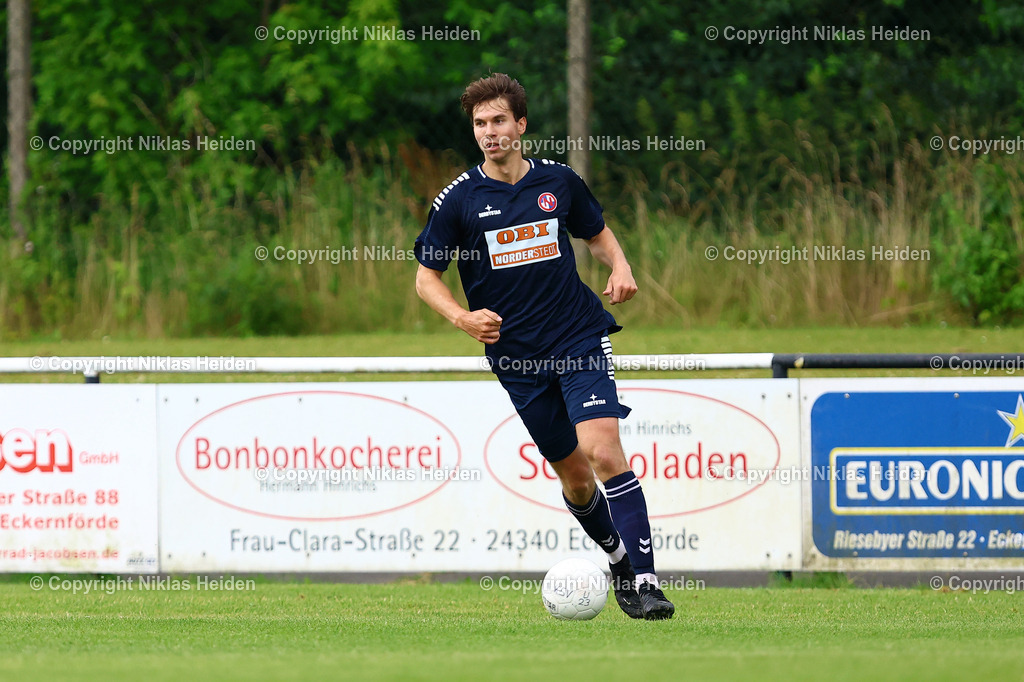 NH_HolsteinKielU23_FCEintrachtNorderstedt_Testspiel_05072025 | #5 Moritz Christopher Wenzel Frahm (FC Eintracht Norderstedt)Fußball I Herren I Testspiel I Saison 2025-2026  I Holstein Kiel U23 - FC Eintracht Norderstedt I 05.07.2025 I Stadtwerke Arena Eckernförde - Realisiert mit Pictrs.com