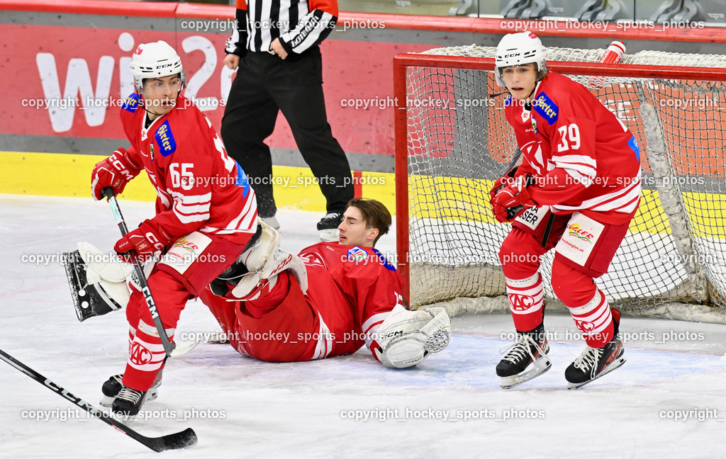 EC KAC Future Team vs. Rittner Buam 16.11.202 | #65 Malle Michael, #75 Kropiunig Ralf, #39 Walder Patrik