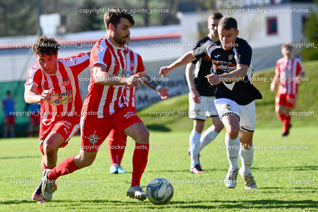 FC Gmünd vs. FC KAC 1909 22.4.2023 | #9 Raphael Kassler, #7 Jakob Orgonyi, #12 Marvin Metzler