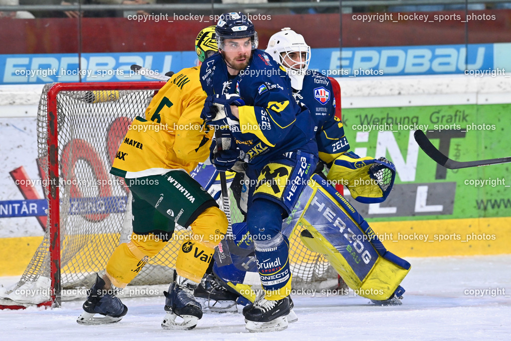 EK Zeller Eisbären vs. EHC Lustenau 28.2.2023 | #39 Wilenius Tomi Kristian, #30 Zimmermann Max