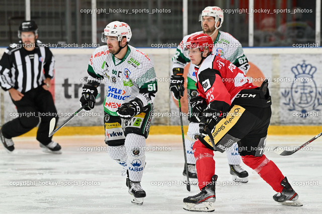 HDD Jesenice vs. EC Bregenzerwald 30.9.2022 | #50 Schlögl Richard, #20 Polcs Rudolfs