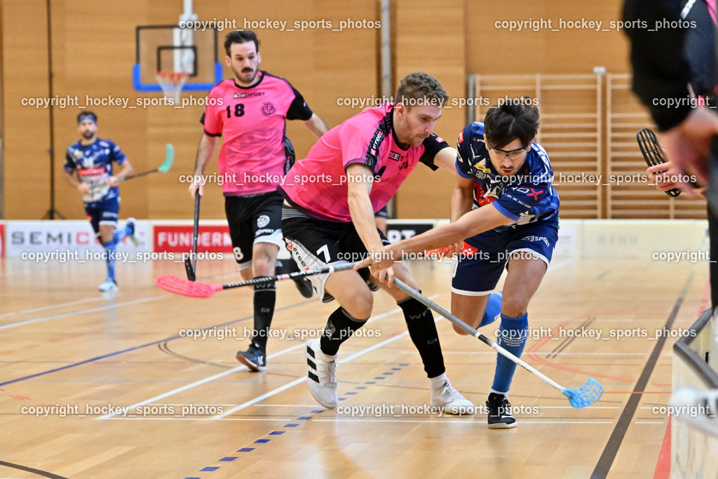 VSV Unihockey vs. Wiener Floorballverein 5.11.2023 | #7 Peter Scheidl, #30 Christoph Steiner