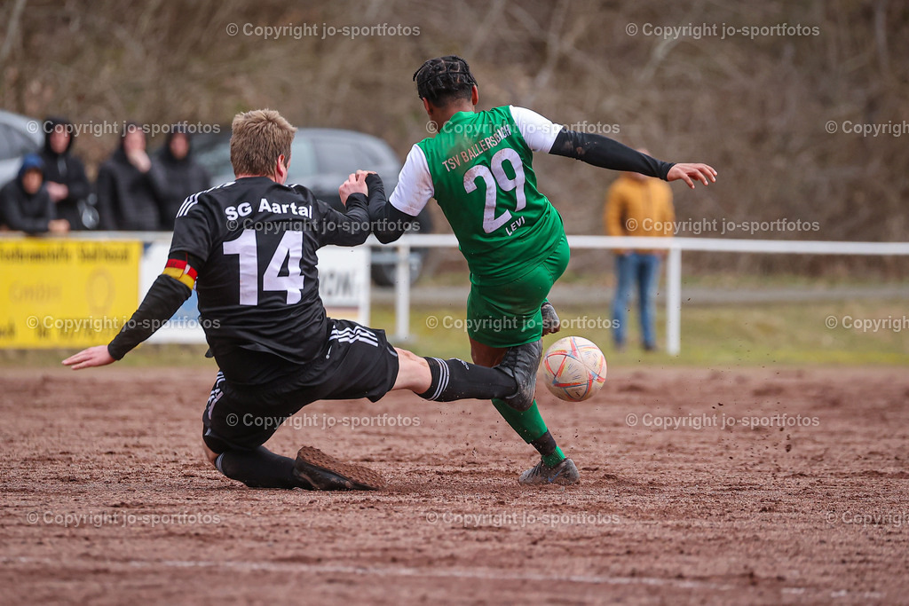 BQ3I2022 | 25.03.2023; Kreisliga A Dillenburg; Hartplatz Mittenaar-Offenbach; SG Aartal - TSV Ballersbach; Ergebnis: 1:0 (0:0)