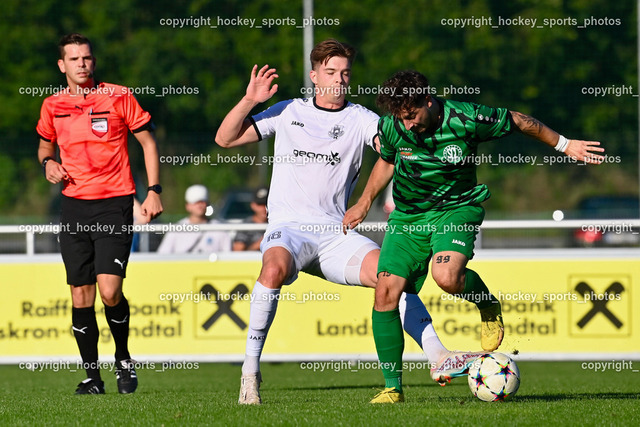 SC Landskron vs. ATUS Velden 11.8.2023 | #18 Nicolas Manuel Modritz, #10 Nemanja Lukic