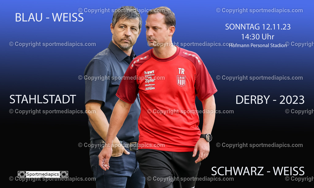 STAHLSTADT DERBY Nr. 2 | head coach Gerald Scheiblehner (Linz) and head coach Thomas Sageder (LASK) 