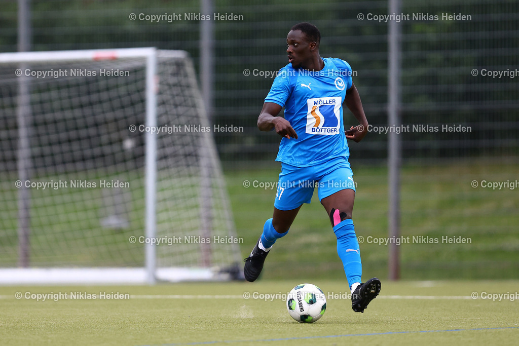 NH_USCPaloma_EimsbüttelerTV_Testspiel_11072025 | #47 Quincy Adjei (USC Paloma)Fußball I Herren I Testspiel I Saison 2025-2026  I USC Paloma - Eimsbütteler TV I 11.07.2025 I Jonny-Rehbein-Sportplatz - Realisiert mit Pictrs.com