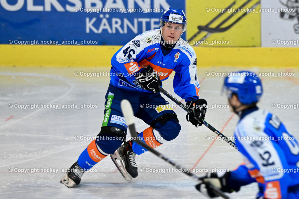 ESC Sparkasse Steindorf vs. LE Kings | #46 Maurer Julian ESC Steindorf, ESC Sparkasse Steindorf vs. LE Kings, ESC Sparkasse Steindorf vs. LE Kings am 01.11.2025 in Steindorf (Ossiachersee Halle), Austria, (Photo by Bernd Stefan)