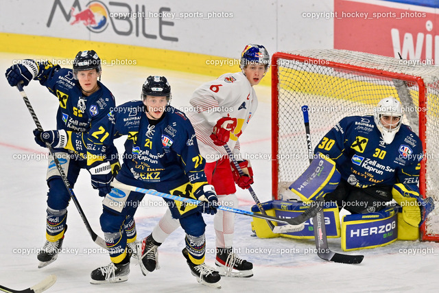 Red Bull Juniors vs. EK Zeller Eisbären 20.10.2022 | #55 Vojta Daniel, #21 Akerman Jesper, #6 Wurzer Maximilian, #30 Zimmermann Max