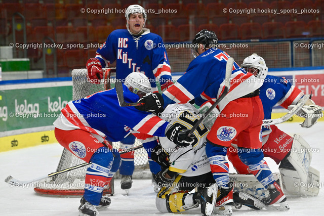 Carinthian Team vs. HC Köttern 12.2.2024 | #40 Zitterer Andre Albert, #46 Eggenberger Paul, #86 Walluschnig Marco-Andrej, #77 Rainer Niklas, #8 Popernitsch Silvio