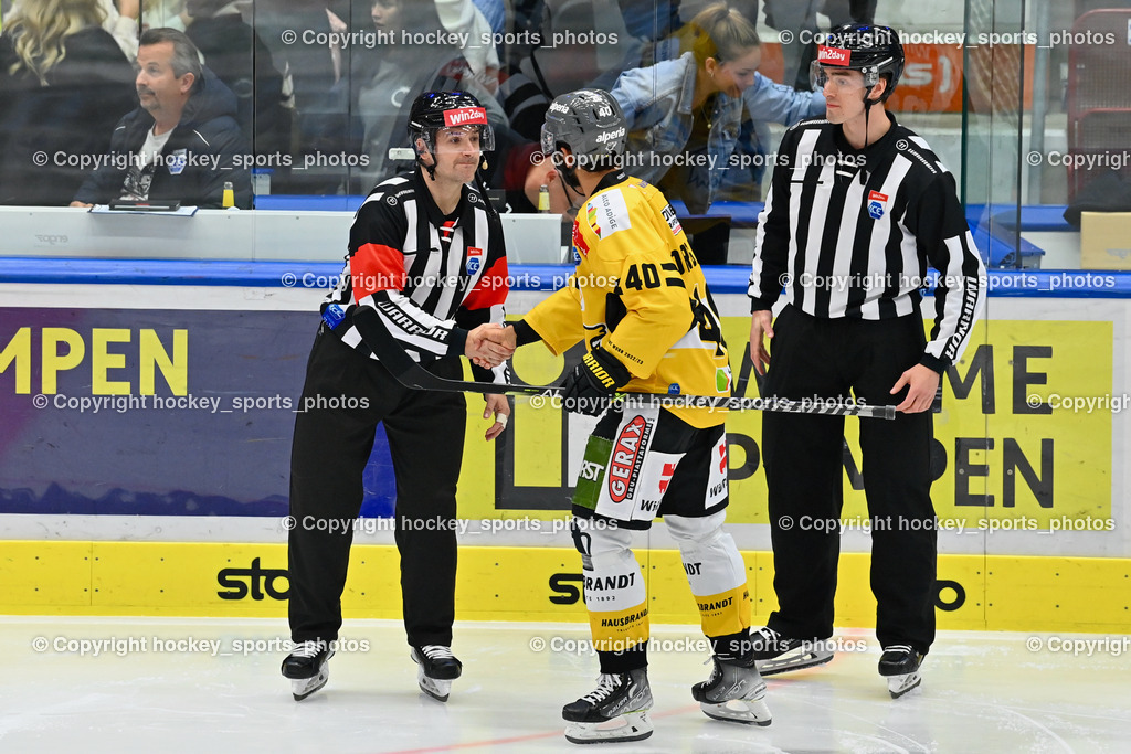 EC IDM Wärmepumpen VSV vs. HC Pustertal 14.10.2022 | PIRAGIC TRPIMIR, PUFF WOLFGANG, Referees, #40 Andergassen Raphael