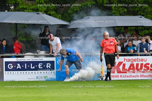 SV Dellach Gail vs. SAK 29.5.2023 | SV Dellach Fans, Bengalen, Erlbeck Eric Referee