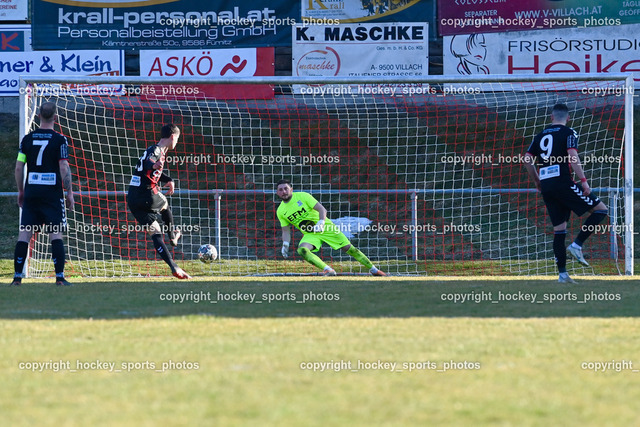 ESV Admira vs. FC Dölsach 18.3.2023 | #23 Advan Pozderac, #1 Gerwald Wallner, Elmeter Tor Admira Villach